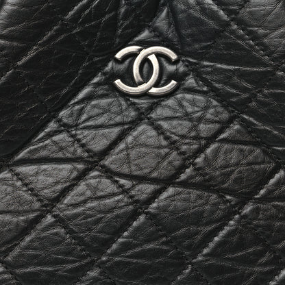 Chanel Aged Calfskin Quilted Small Gabrielle Backpack Black 8 of 11