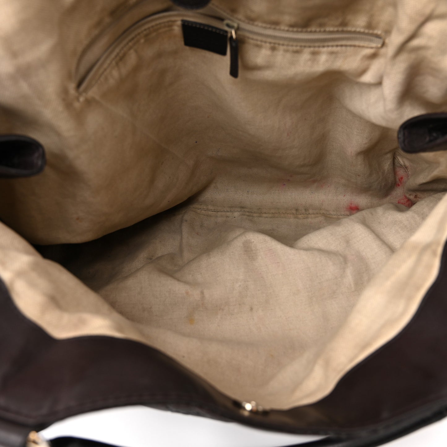 Guccissima Signature Large Sukey Tote Chocolate