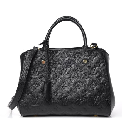 Louis Vuitton Empreinte Montaigne BB Black 1 of 9