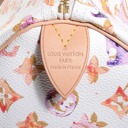 Louis Vuitton Watercolor Aquarelle Speedy 35 White 7 of 7