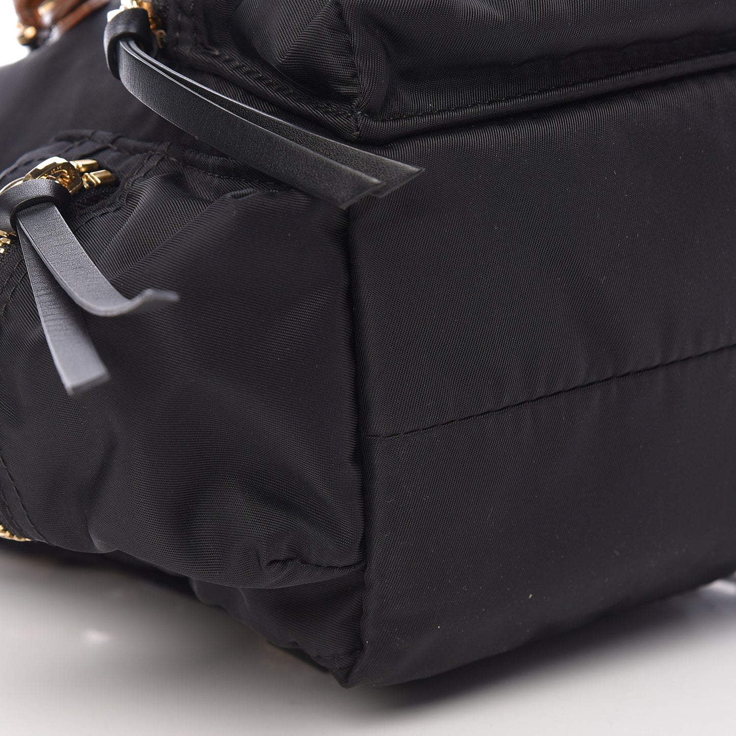 Nylon Small Rucksack Backpack Black