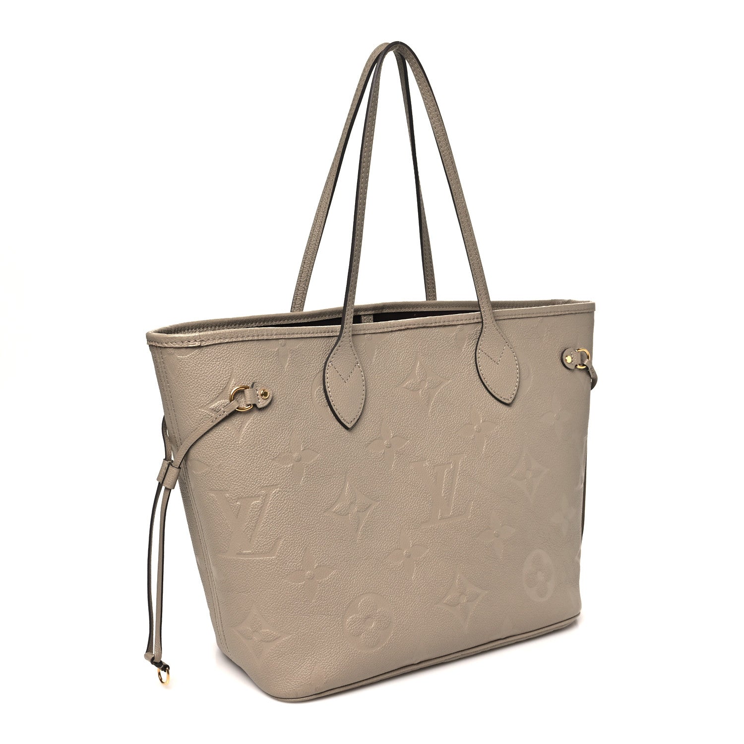 Louis Vuitton Empreinte Monogram Giant Neverfull MM Tourterelle 4 of 10