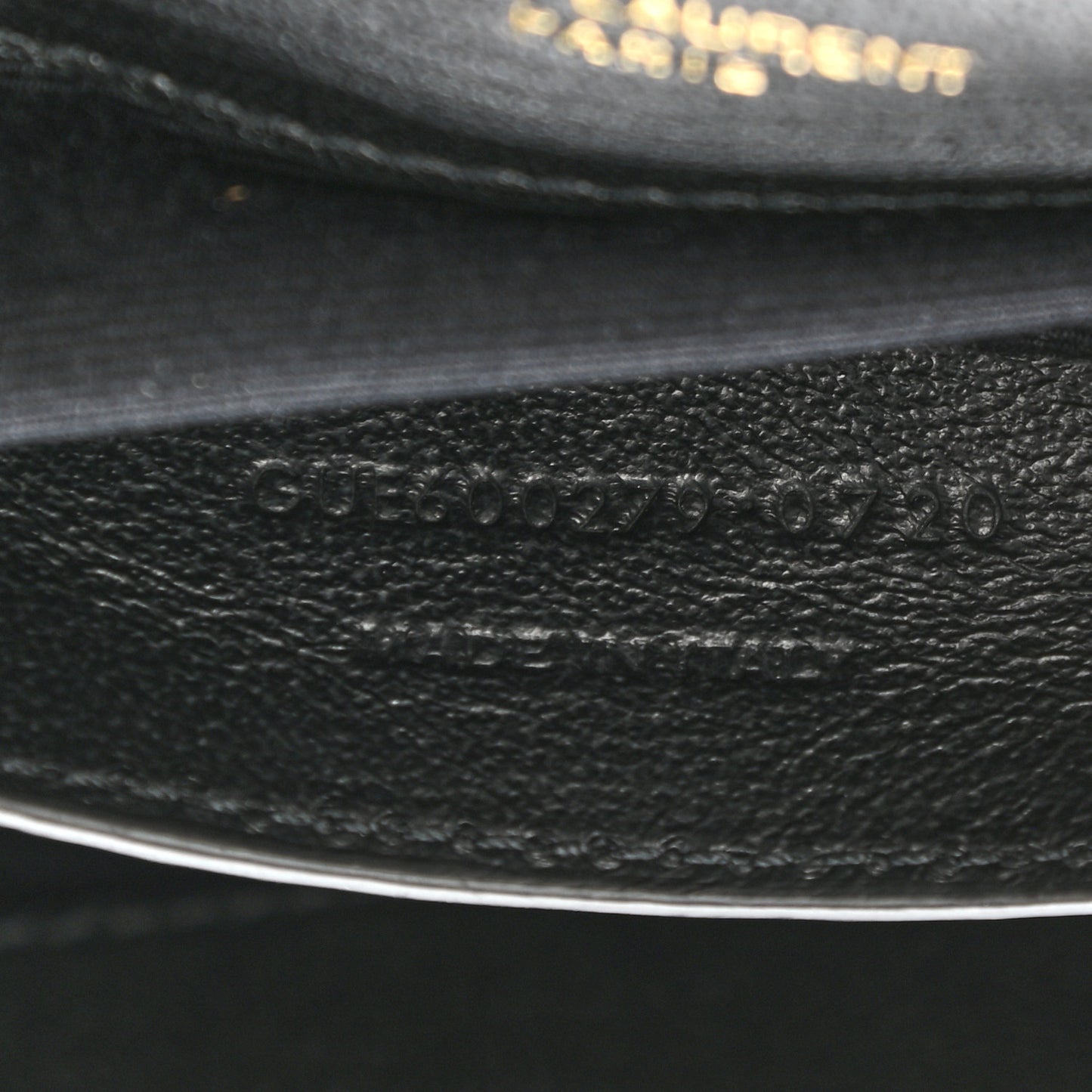 Sheepskin Matelasse Chevron Monogram Medium College Bag Black