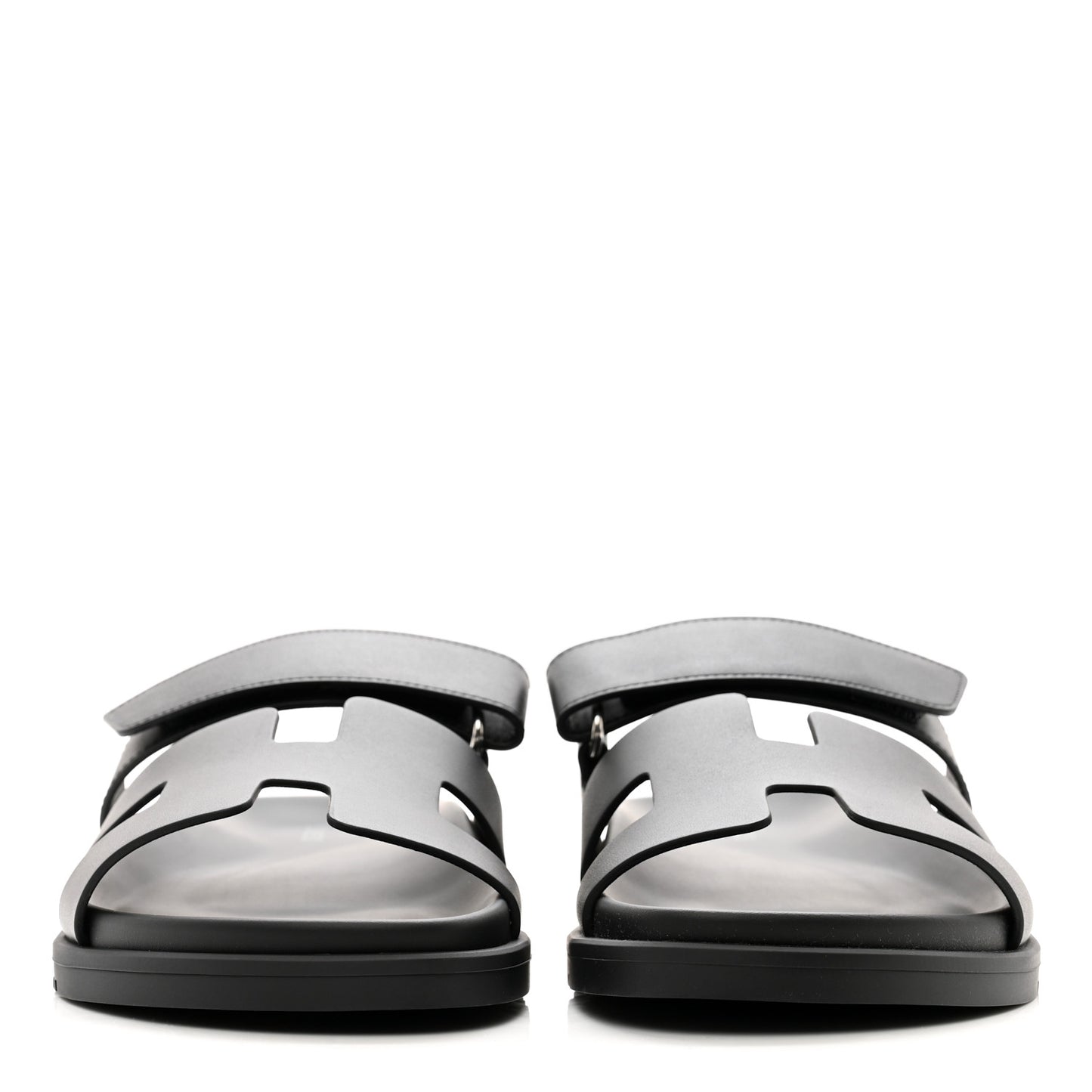 Calfskin Womens Chypre Sandals 38.5 Black