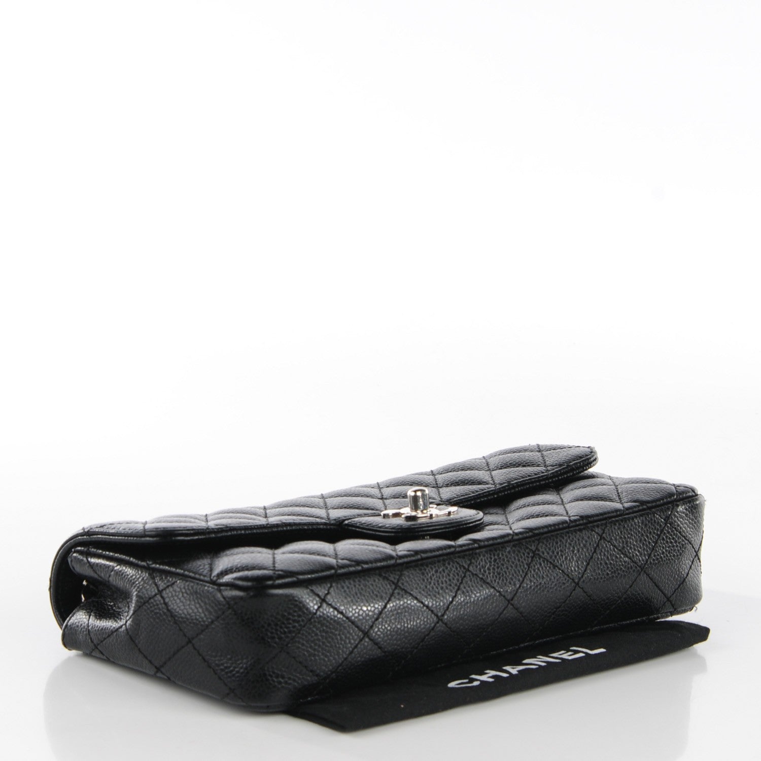 Chanel Caviar Quilted East West Flap Black 4 of 7