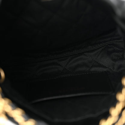 Chanel Shiny Calfskin Quilted Mini Chanel 22 Black 5 of 11