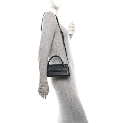 Jacquemus Smooth Calfskin Le Chiquito Long Black 2 of 9