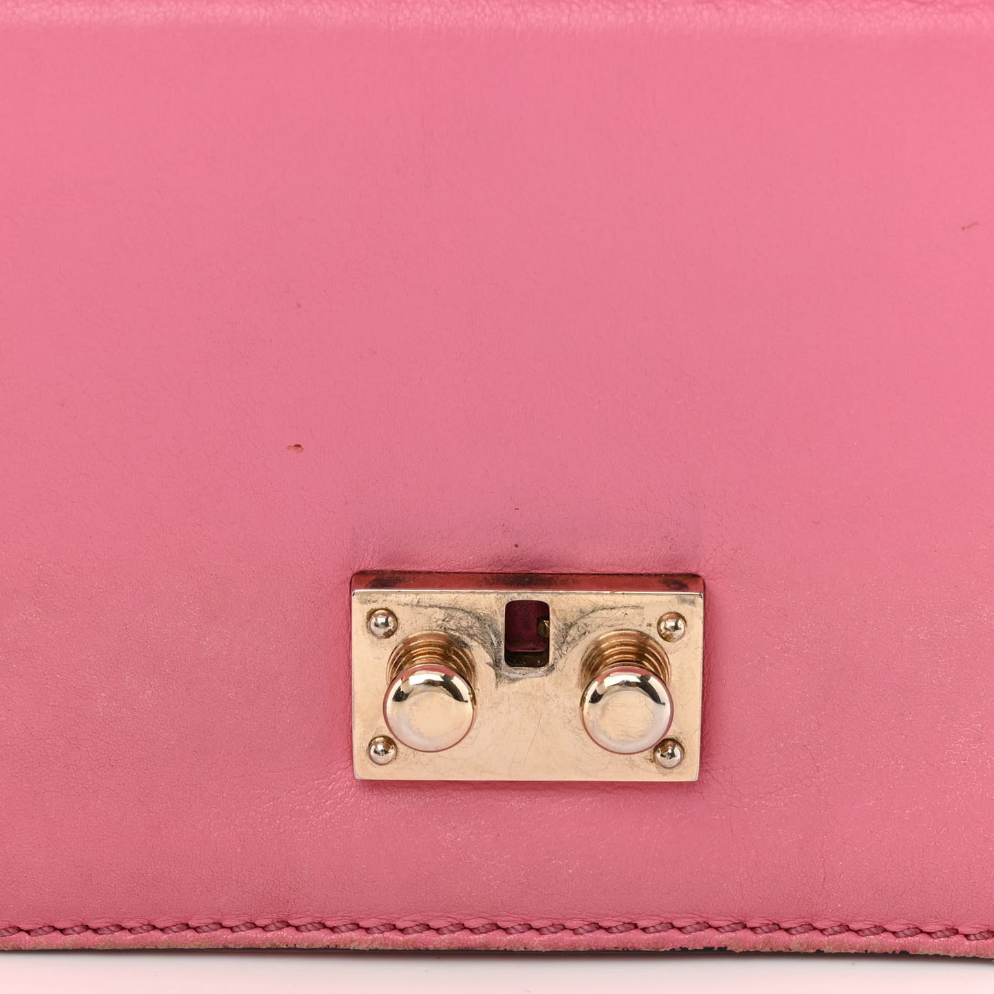 Vitello Mini Glam Lock Rockstud Flap Ninphea