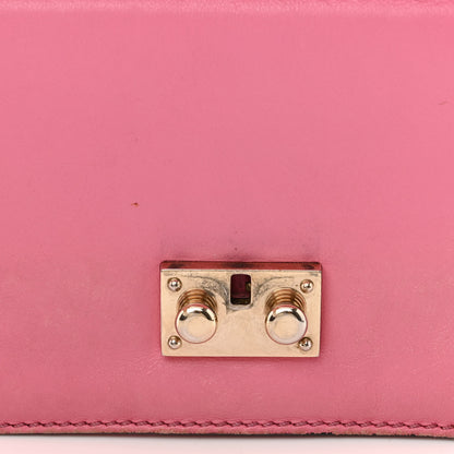 Valentino Garavani Vitello Mini Glam Lock Rockstud Flap Ninphea 12 of 13