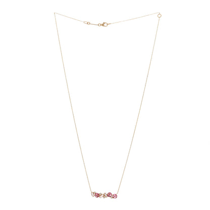 Suzanne Kalan 14K Rose Gold Diamond Morganite Pink Topaz Amalfi Blend Pink Ombre Pendant Necklace 2 of 4