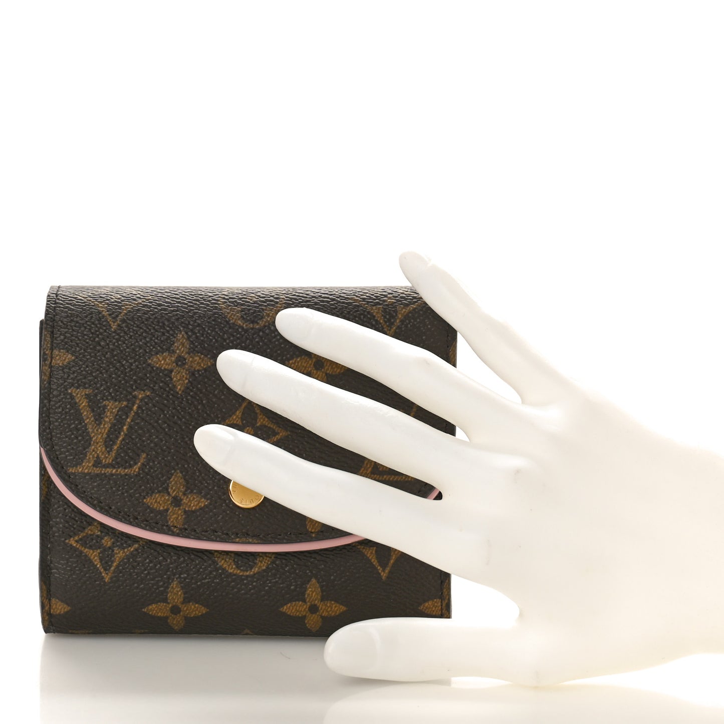 Monogram Ariane Compact Wallet Rose Ballerine