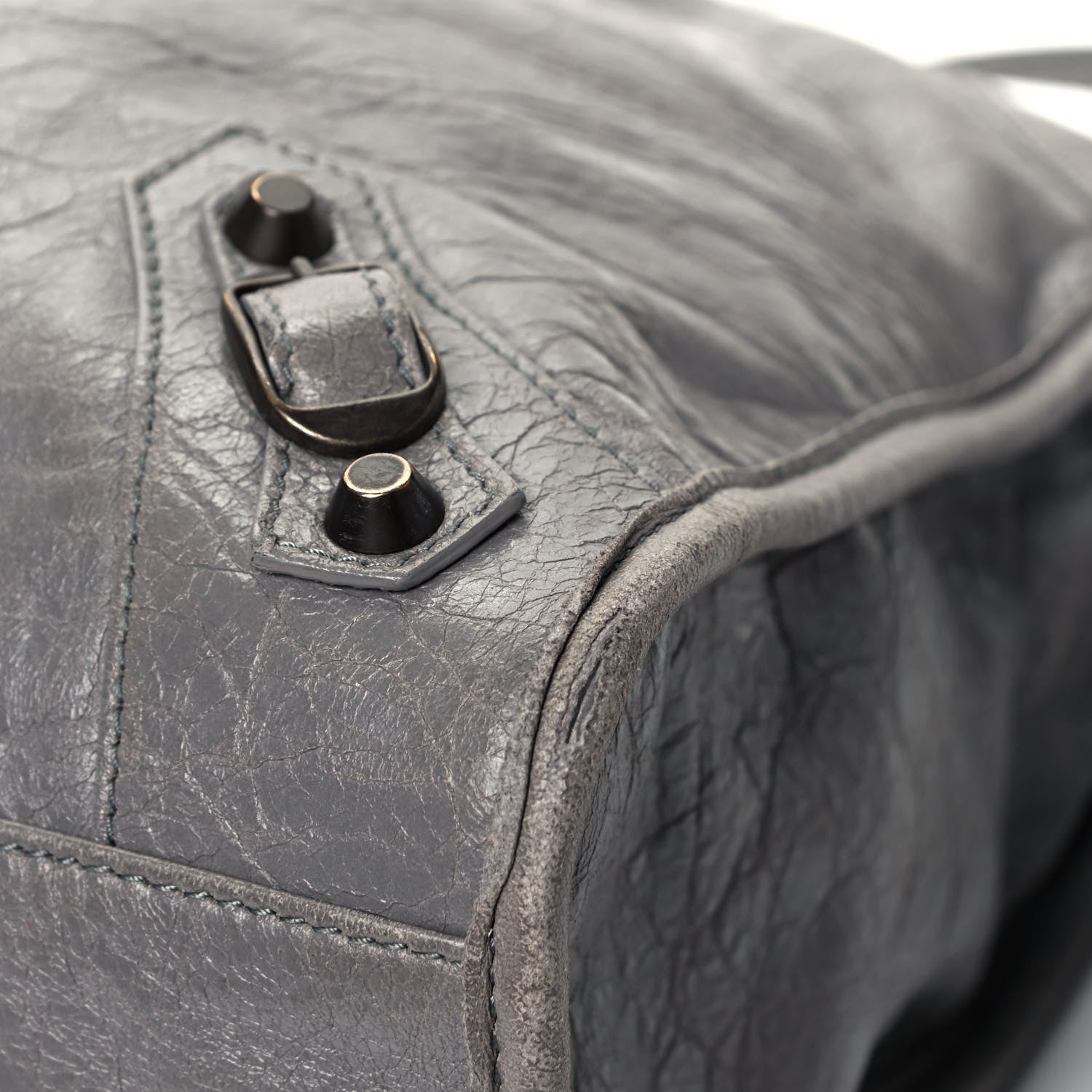 Balenciaga Agneau Classic Hardware City Gris Pyrite 9 of 9