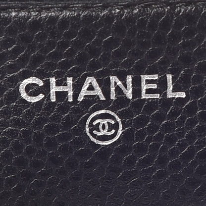Chanel Caviar Quilted Wallet On Chain WOC Black 8 of 17
