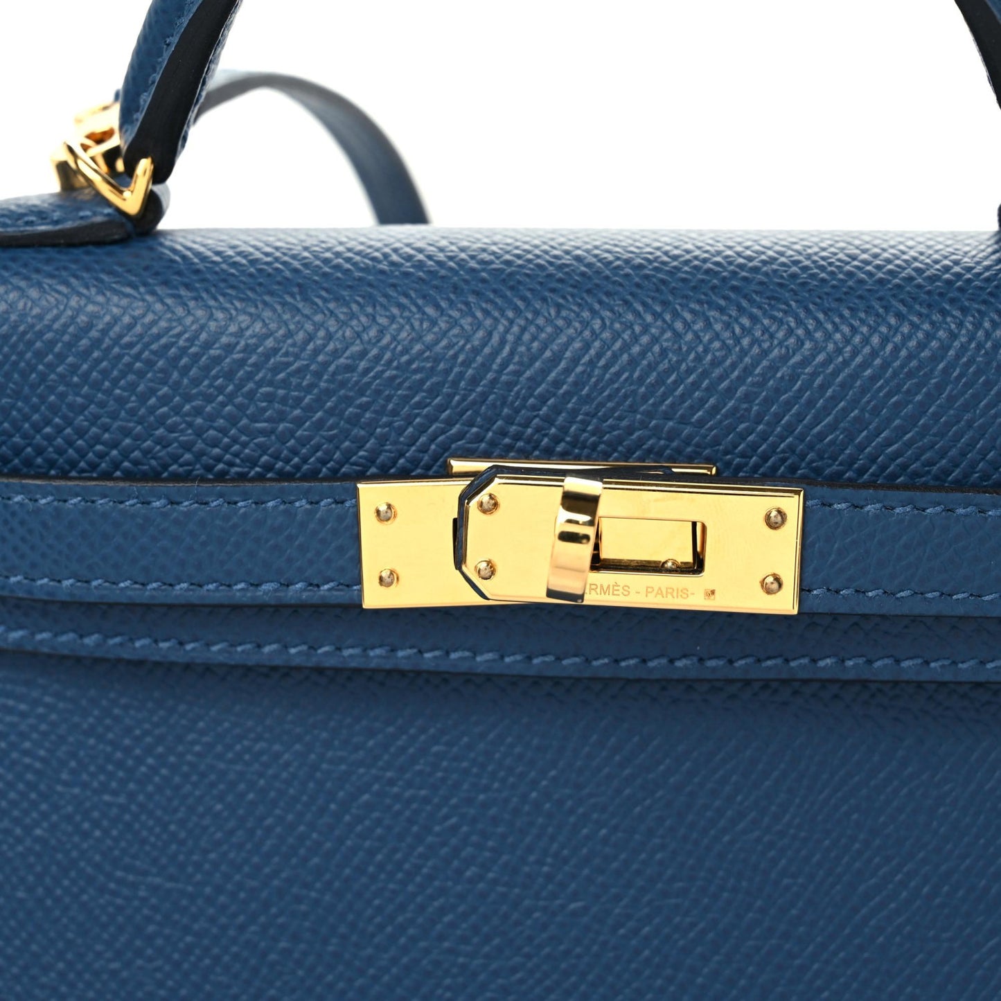 Epsom Mini Kelly Sellier 20 Deep Blue