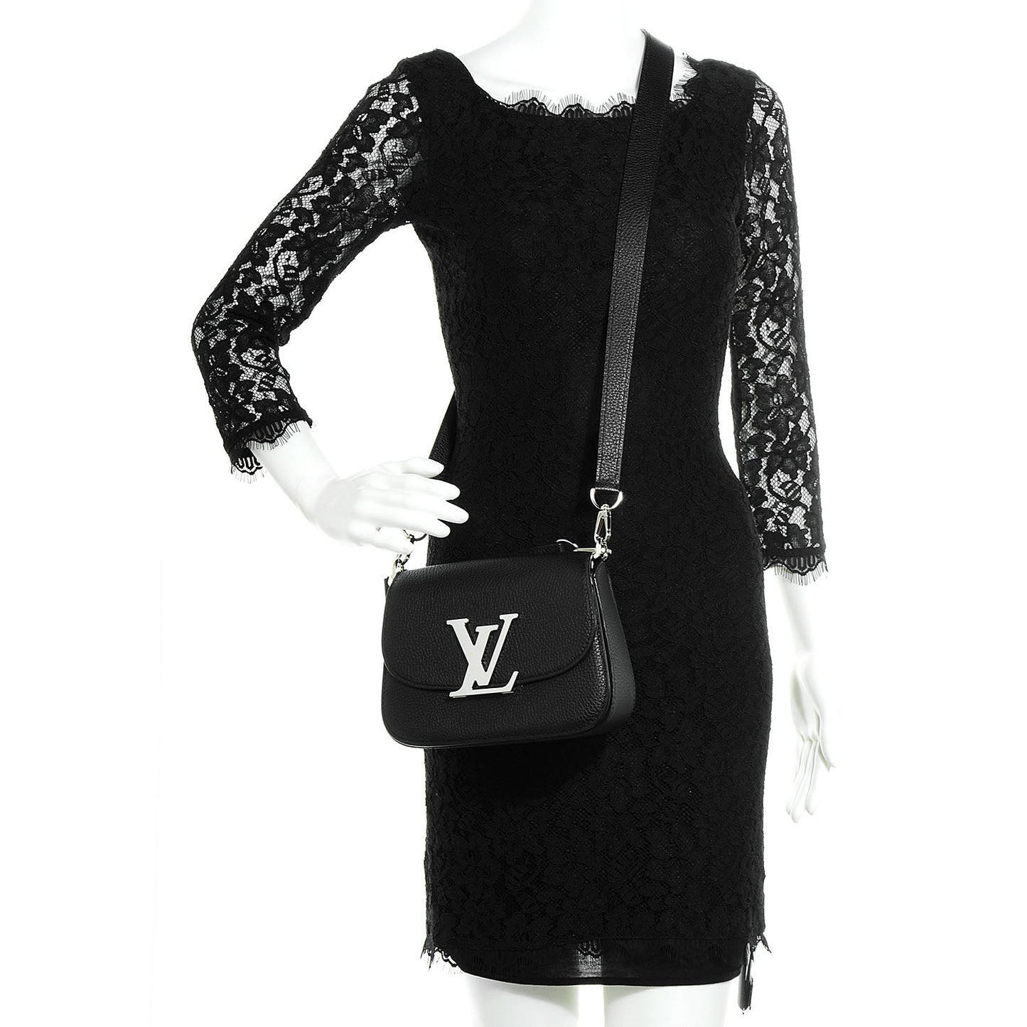 Taurillon Vivienne LV Black Silver