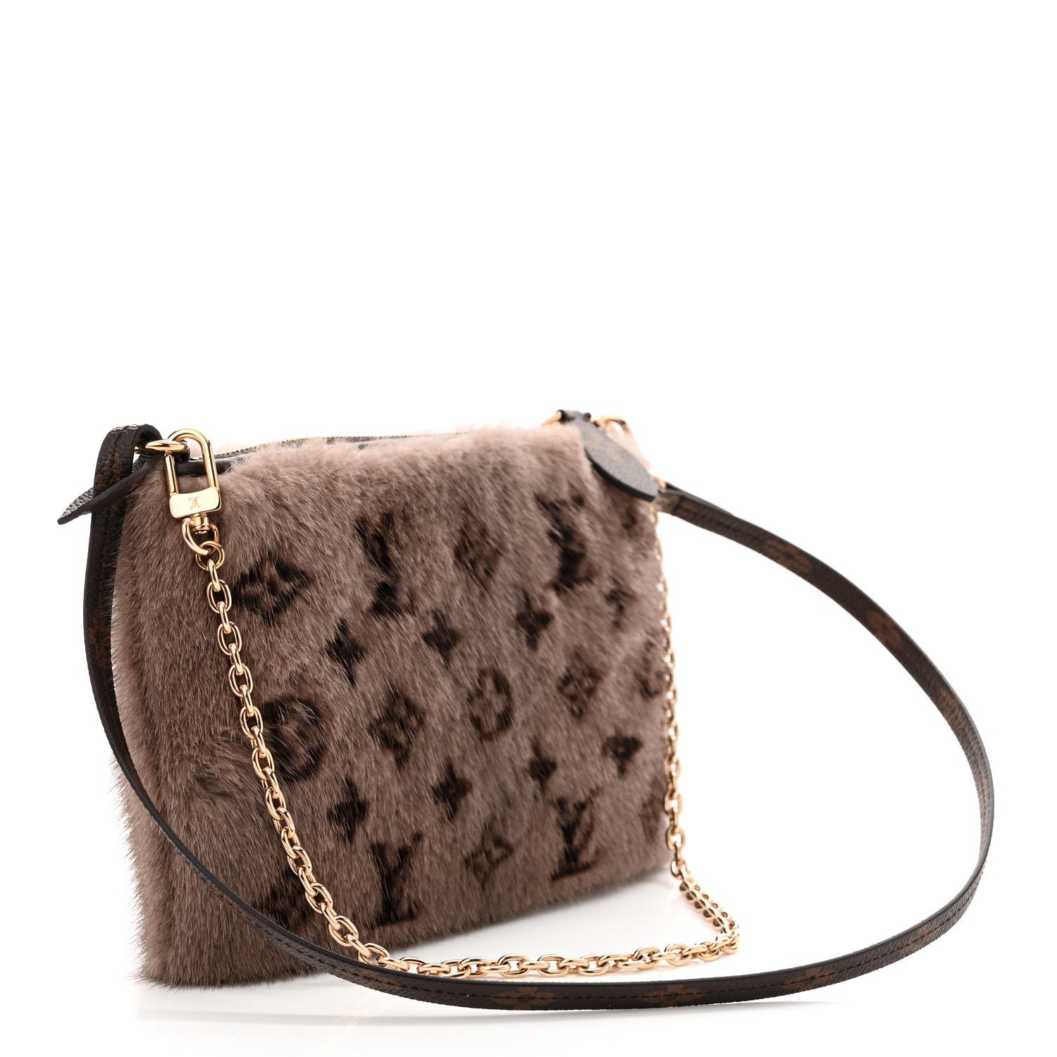 Louis Vuitton Monogram Mink Neo Pochette Milla Vision Brown