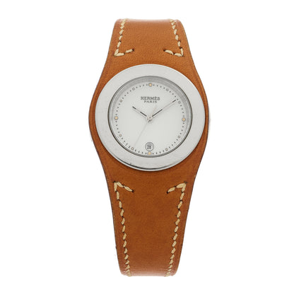 Hermes Stainless Steel Barenia 30mm Harnais Quartz Watch Fauve 1 of 4