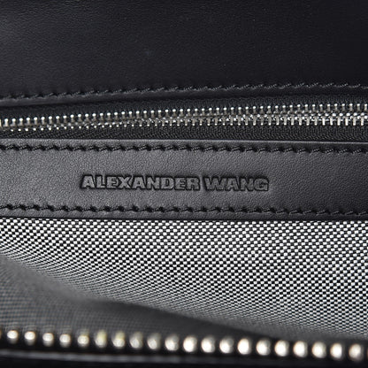 Alexander Wang Calfskin Suede Fringe Attica Tote Black 7 of 7