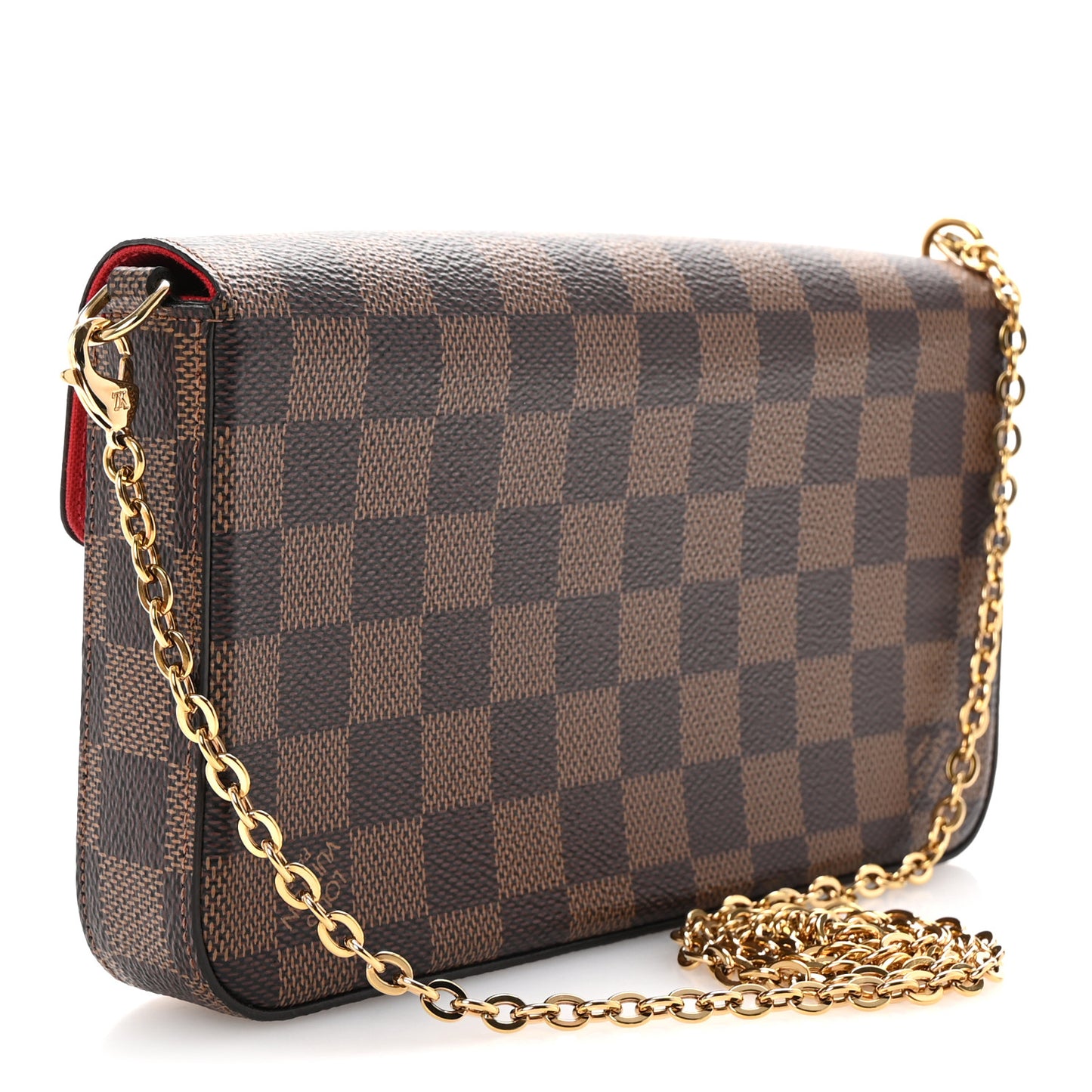Damier Ebene Pochette Felicie Chain Wallet