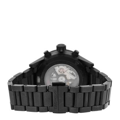 Tag Heuer Ceramic 43mm Carrera Calibre Chronograph Automatic Watch Black CAR2090 3 of 5