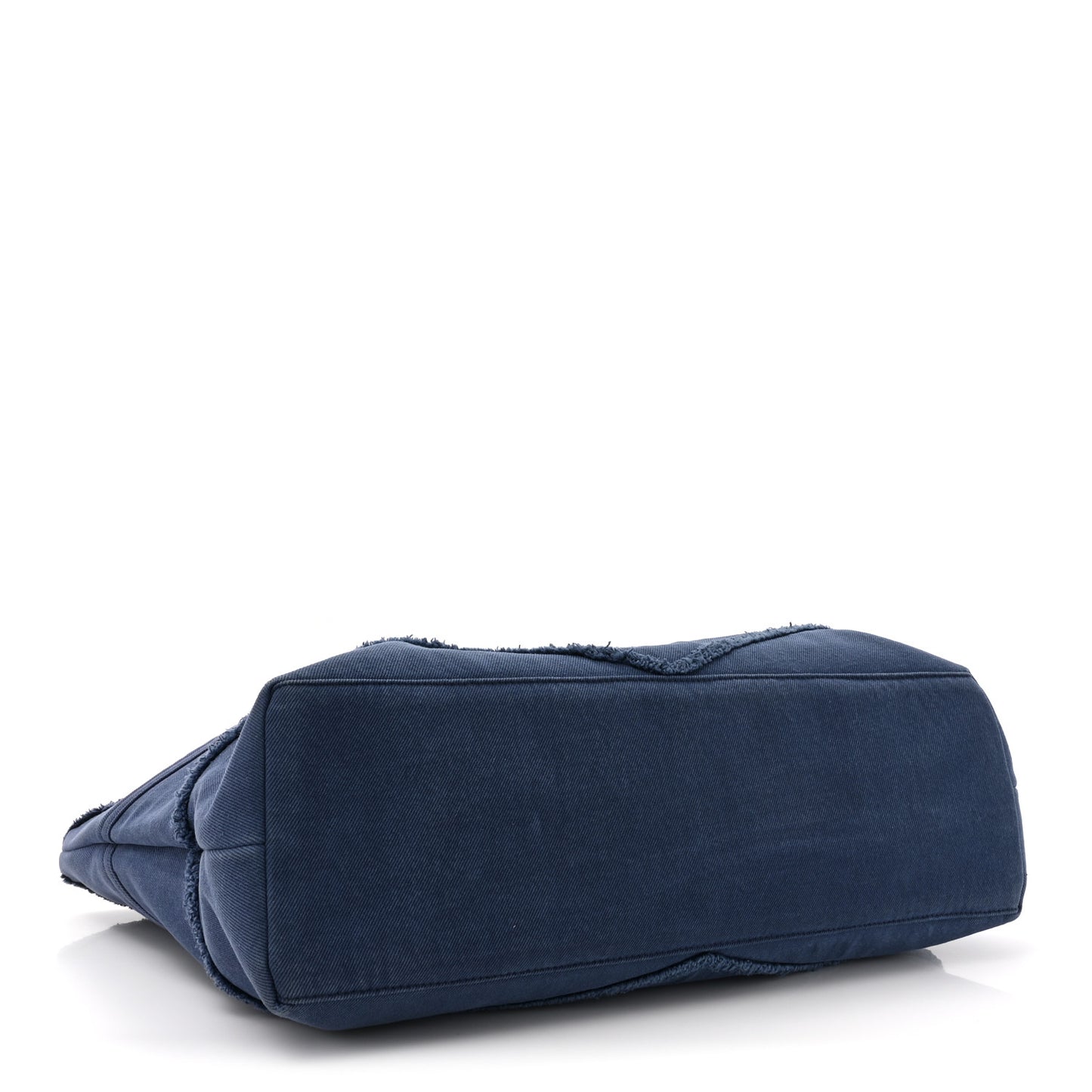 Denim Chevron Coco Tote Navy