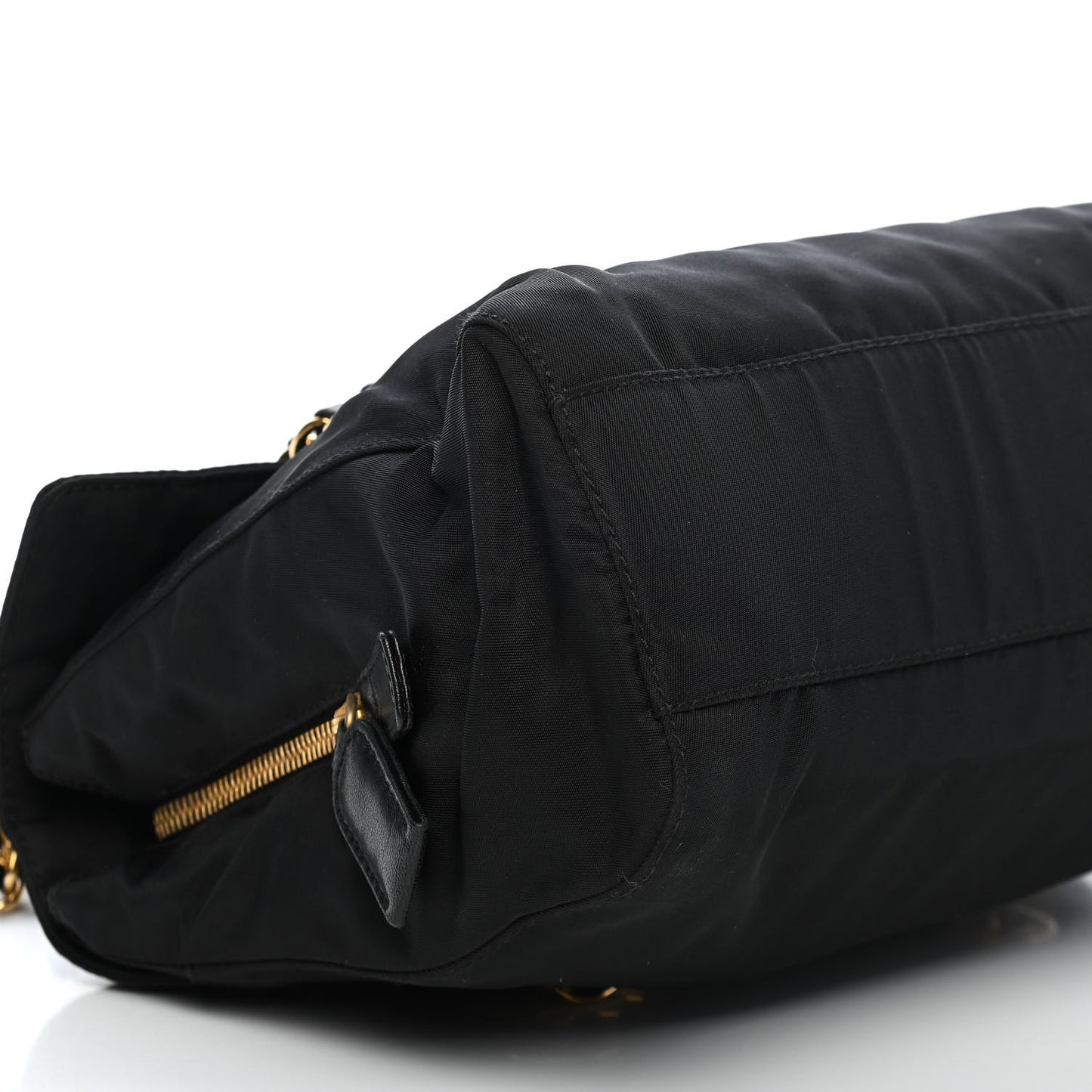 Tessuto Nylon Catena Shoulder Bag Black