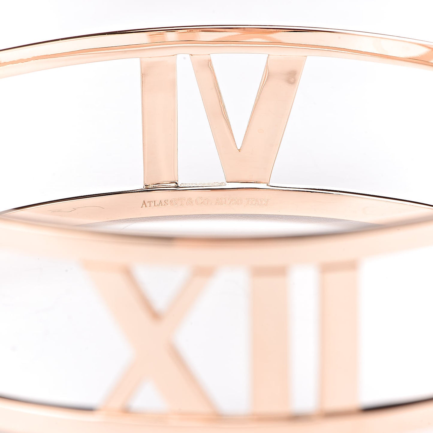 18K Rose Gold Wide Atlas Bangle