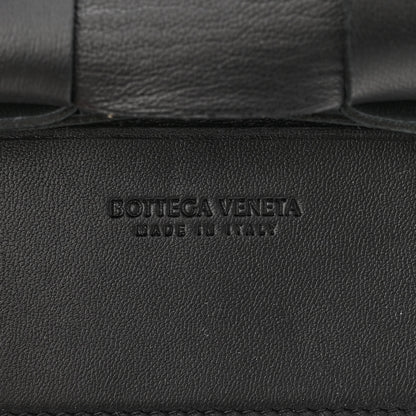 Bottega Veneta Lambskin Maxi Intrecciato Extra Mini Cassette Crossbody Bag Black 9 of 9