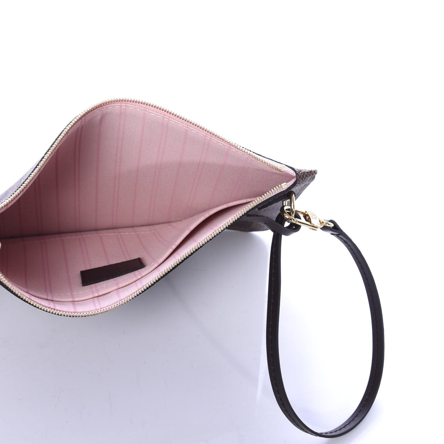 Damier Ebene Neverfull MM GM Pochette Rose Ballerine