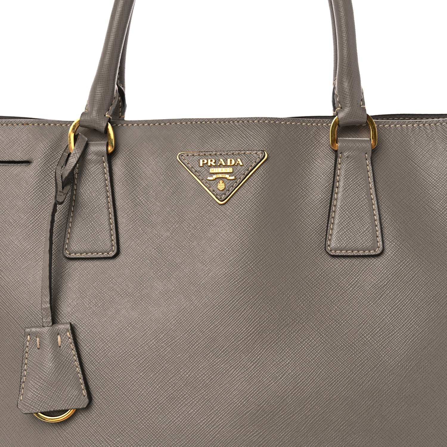 Prada Saffiano Lux Large Tote Argilla 8 of 11