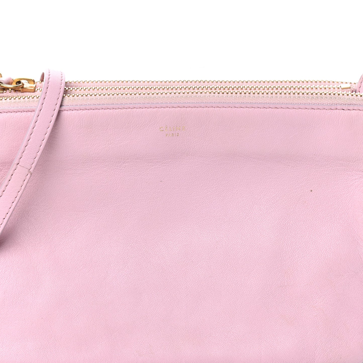 Lambskin Small Trio Crossbody Bag Pink