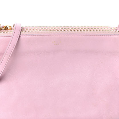 Celine Lambskin Small Trio Crossbody Bag Pink 8 of 12