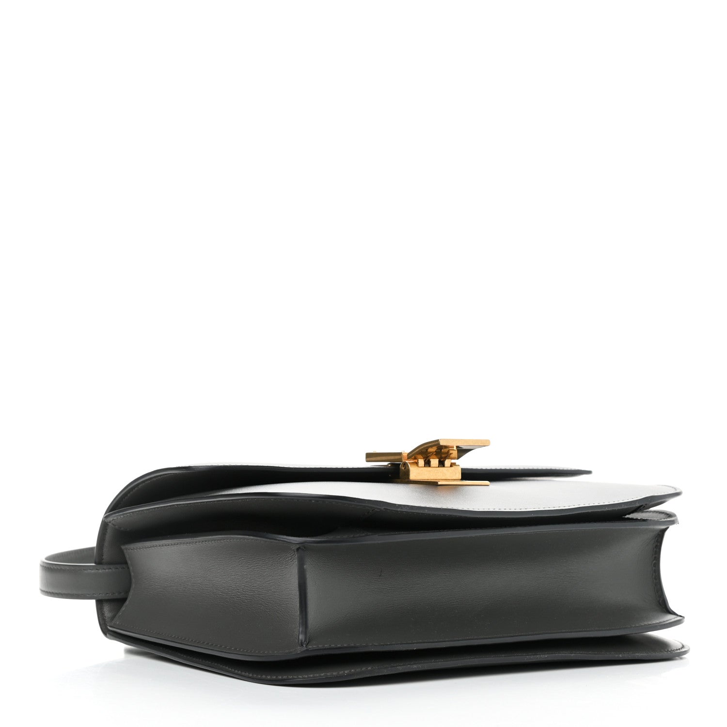 Celine Box Calfskin Medium Classic Box Flap Bag Anthracite 3 of 10