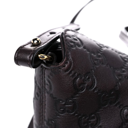 Gucci Guccissima Medium Bree Foldover Tote Chocolate 19 of 22
