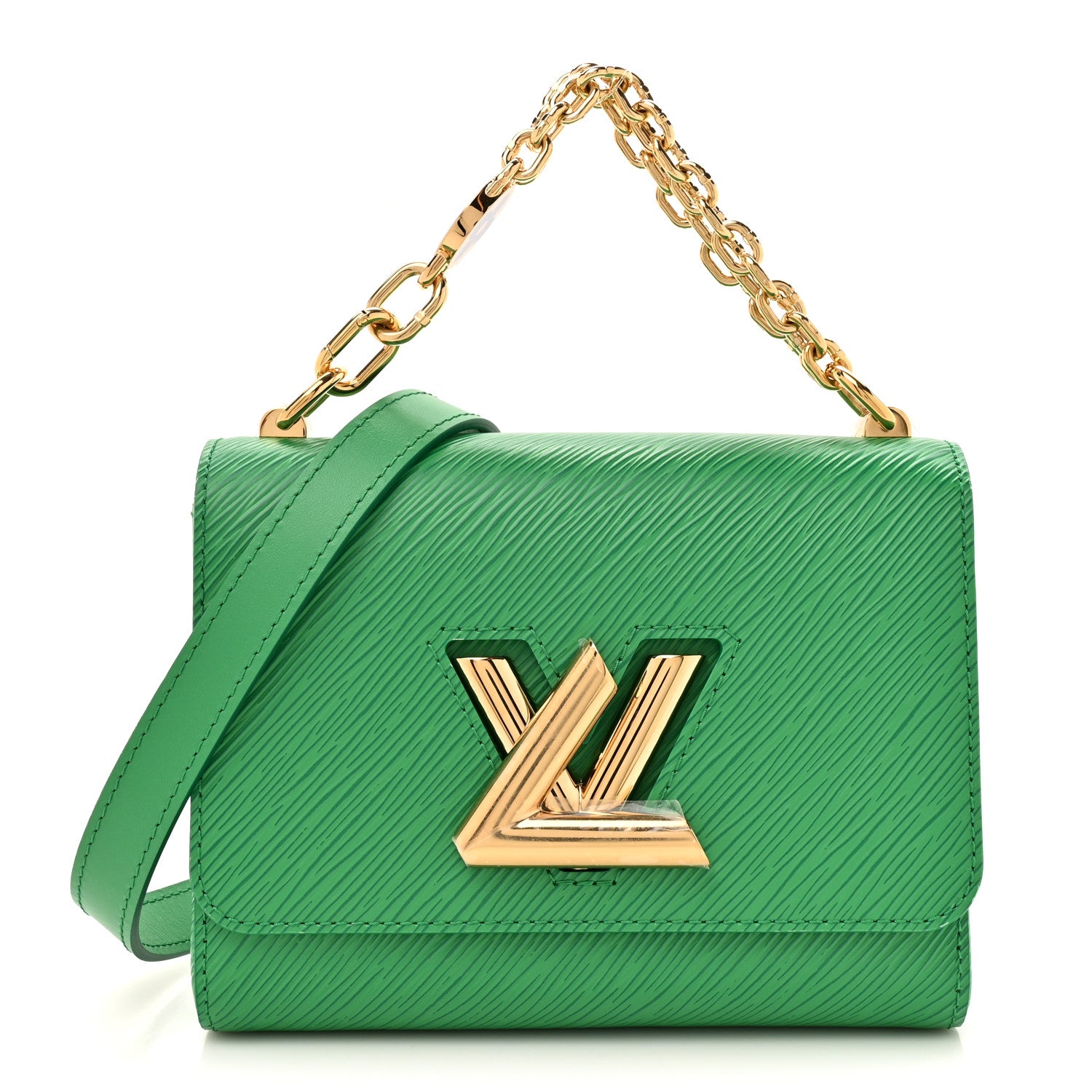 Louis Vuitton Epi Twist Shoulder Bag PM Serpentine Green 1 of 11