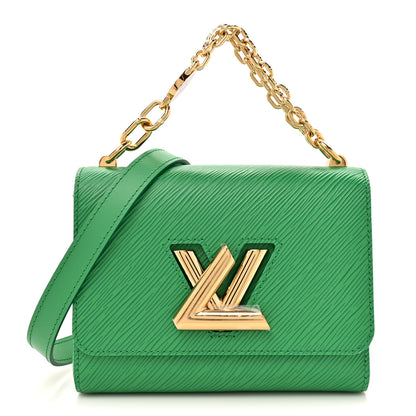 Louis Vuitton Epi Twist Shoulder Bag PM Serpentine Green 1 of 11