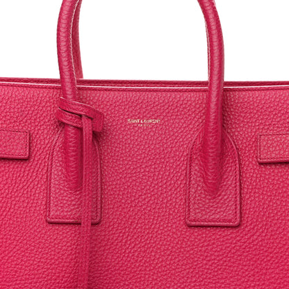 Saint Laurent Grained Calfskin Small Sac De Jour Lipstick Pink 6 of 12
