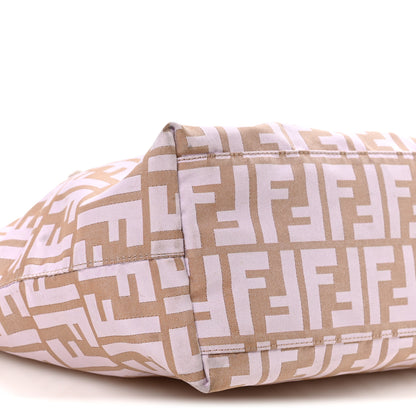 Fendi Zucca Roll Tote Beige Brown 9 of 10