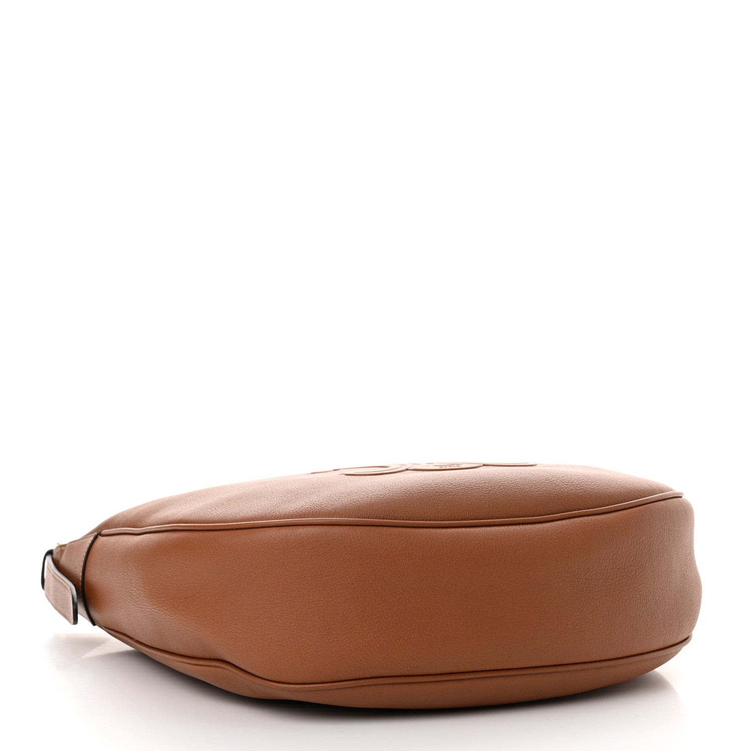 Celine Supple Calfskin Medium Triomphe Heloise Shoulder Bag Tan 3 of 9