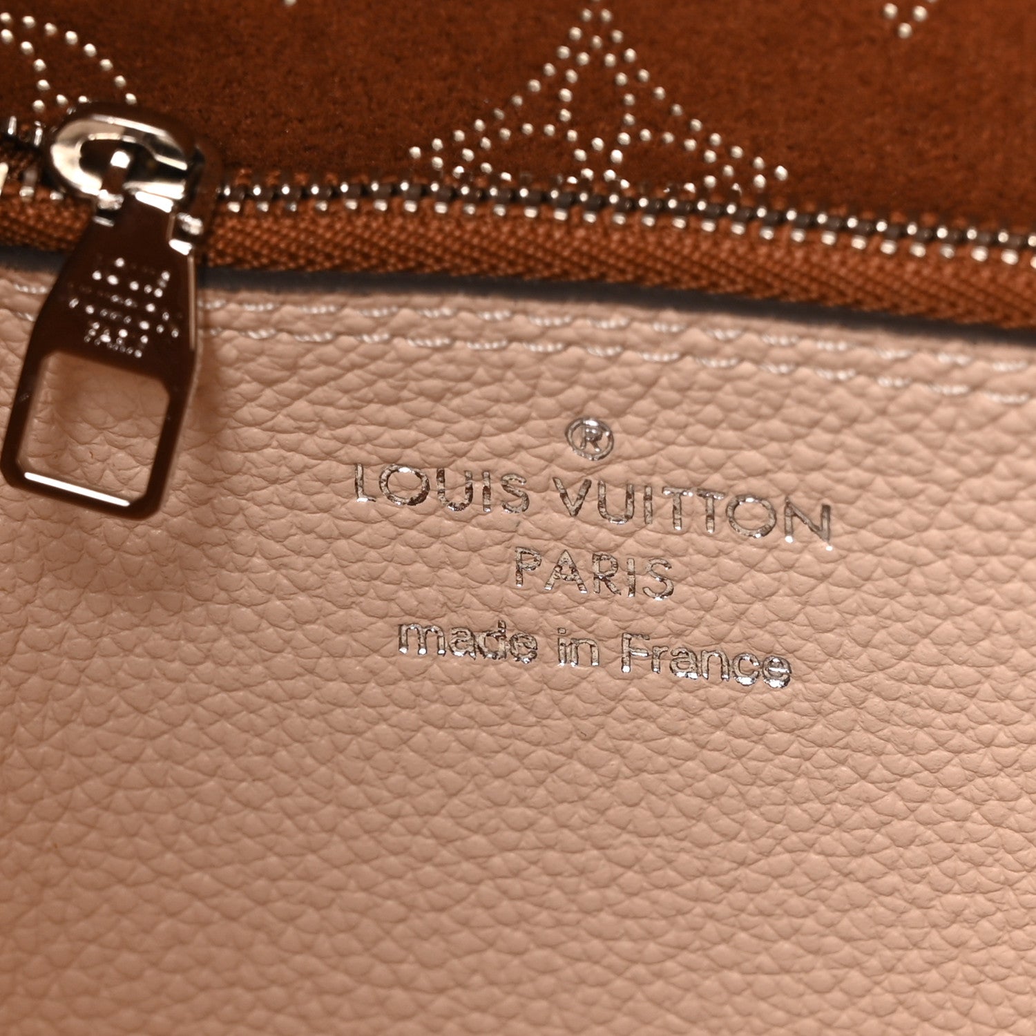 Louis Vuitton Mahina Carmel Hobo Creme 6 of 9