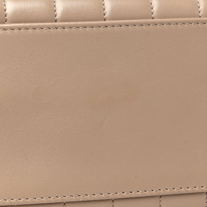 Saint Laurent Calfskin Y Quilted Monogram Medium Loulou Chain Satchel Dark Beige 15 of 18