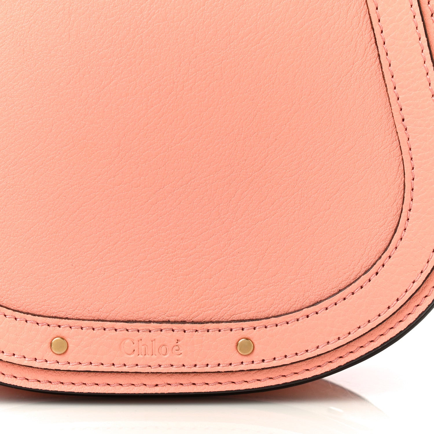 Chloe Calfskin Suede Small Nile Bracelet Bag Ideal Blush 13 of 13