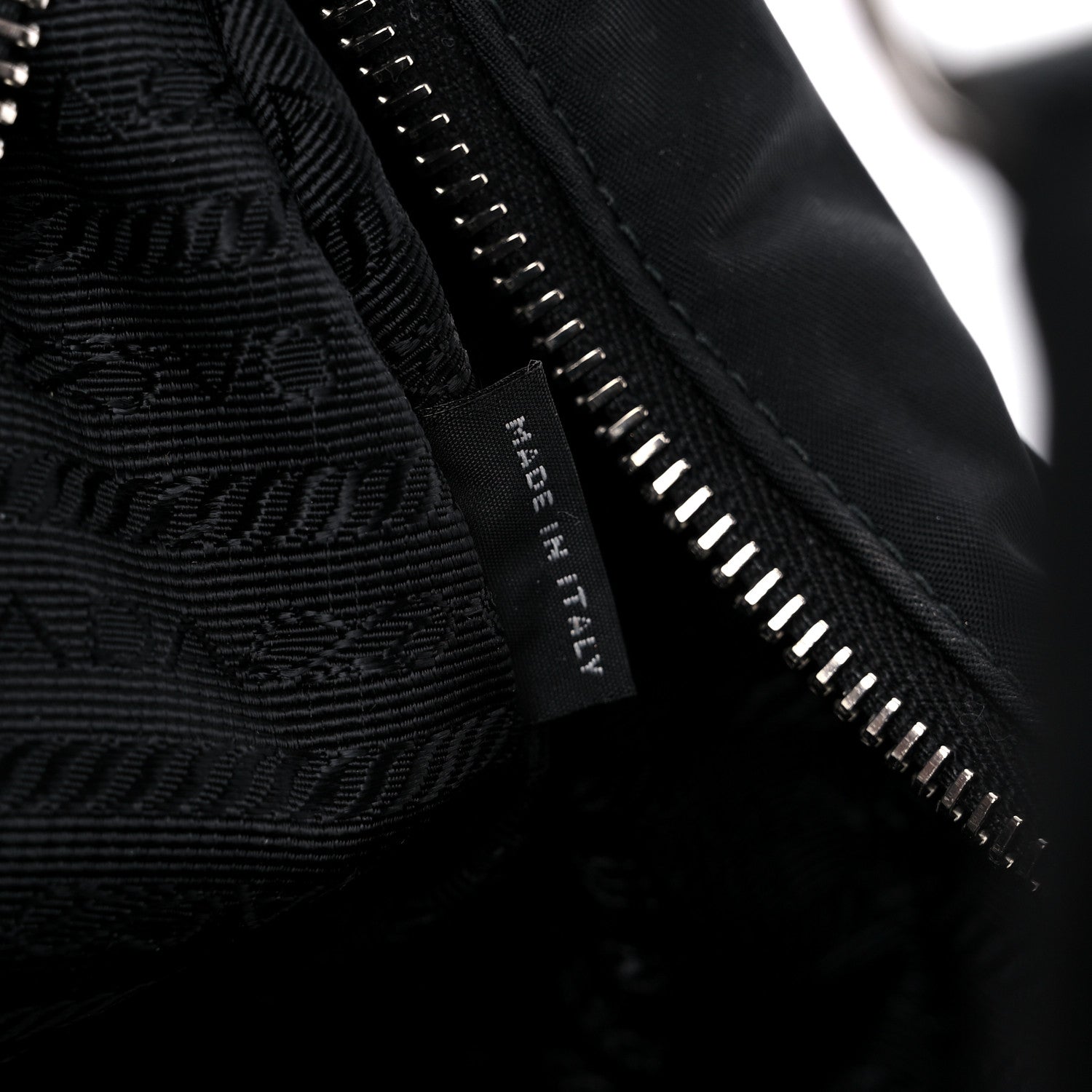 Prada Tessuto Nylon Saffiano Re-Edition 2006 Shoulder Bag Black 7 of 9