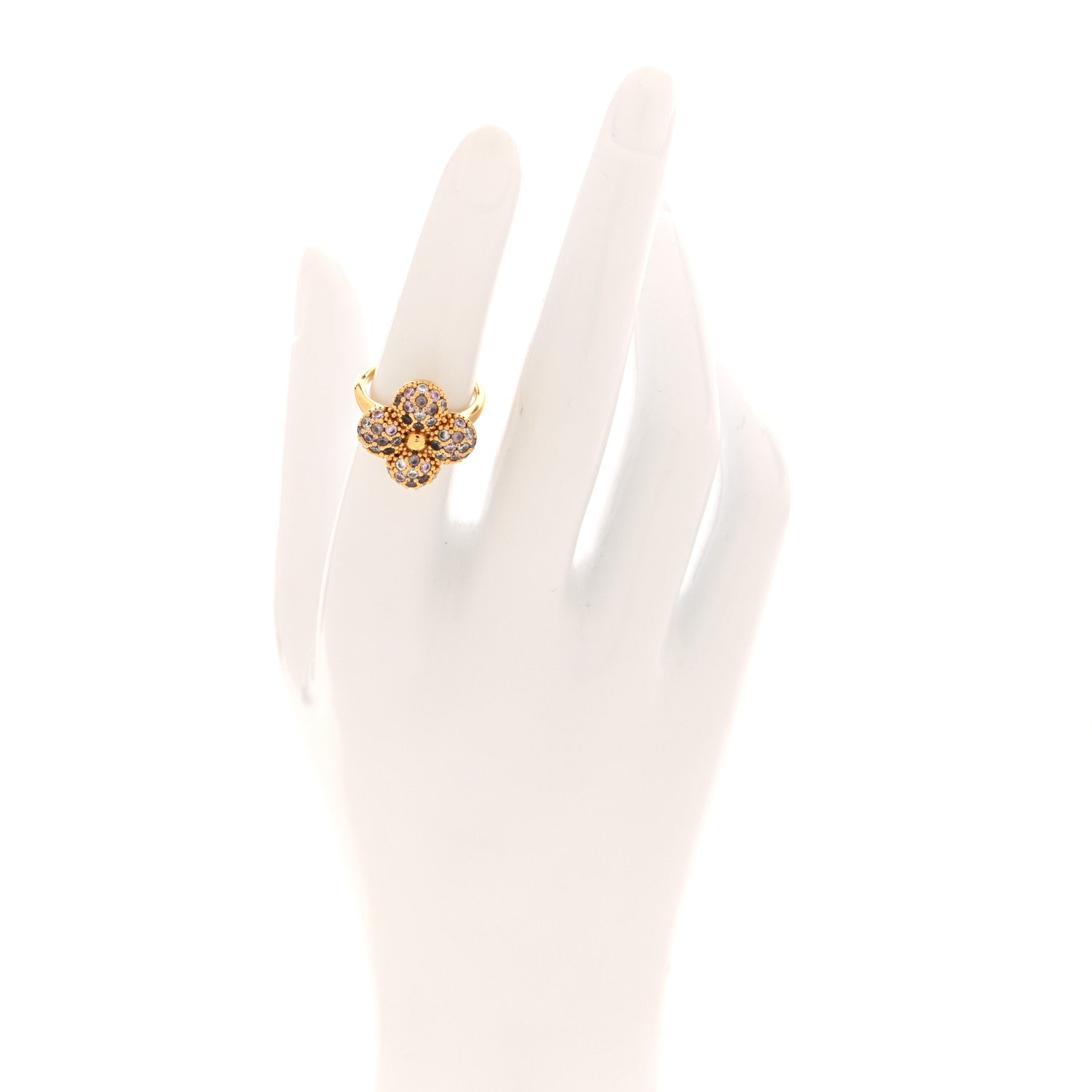 Louis Vuitton Crystal Louisa Ring 2 of 4