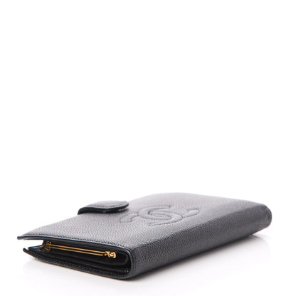 Chanel Caviar Timeless CC French Wallet Black 4 of 9