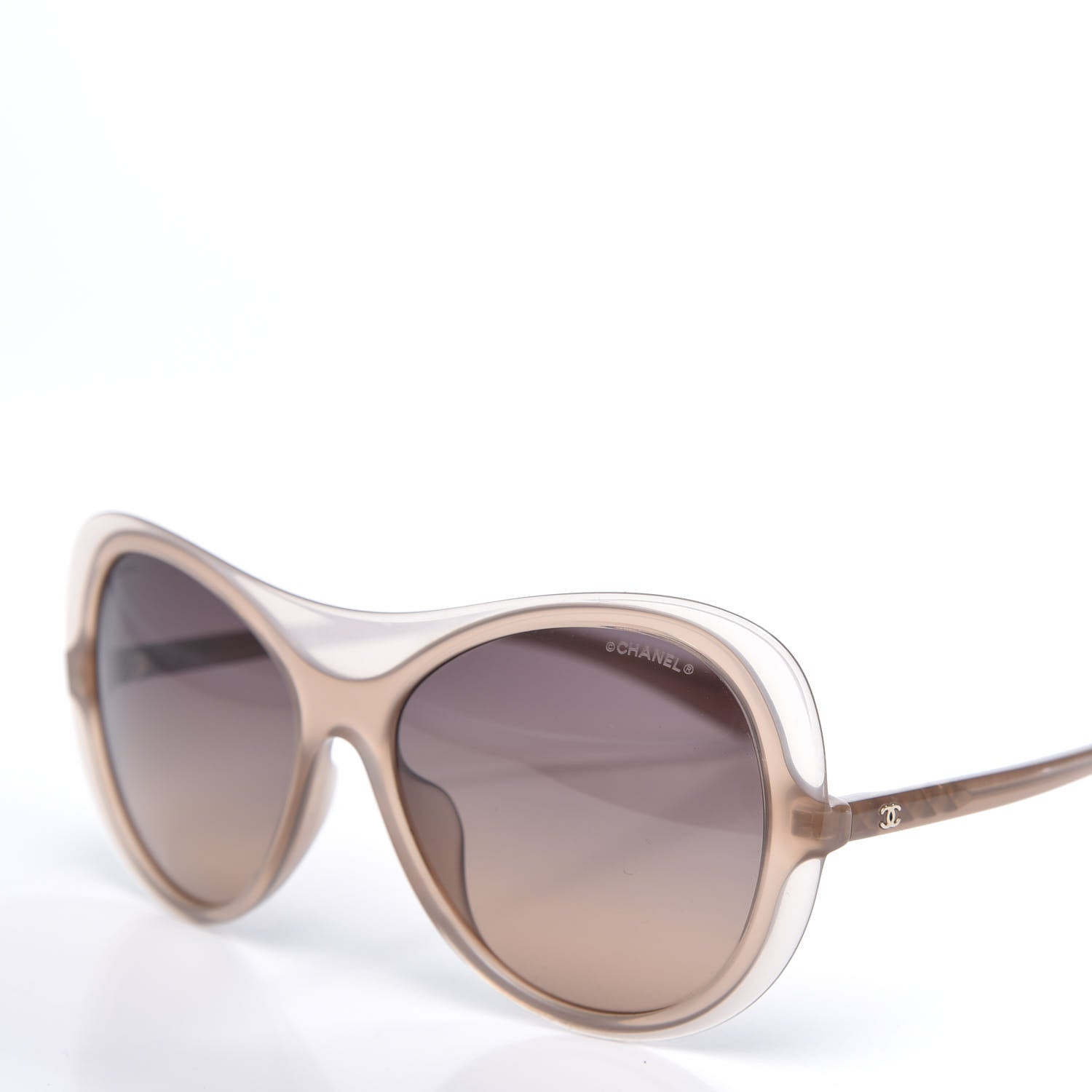 Chanel Oval Sunglasses 5389-A Light Brown 8 of 8