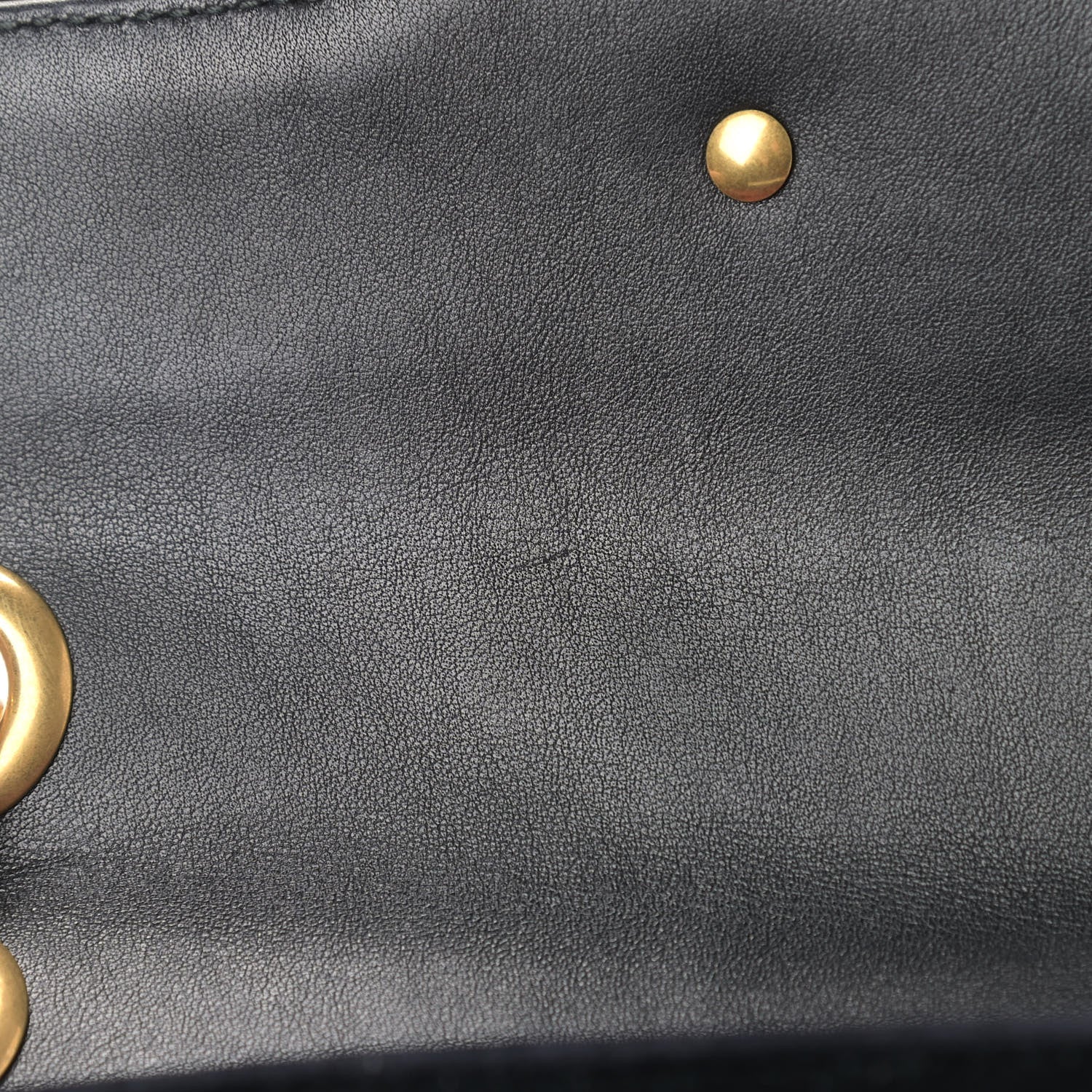 Gucci Velvet Matelasse Mini GG Marmont Shoulder Bag Black 12 of 13