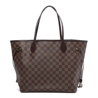 Louis Vuitton Damier Ebene Neo Neverfull MM Rose Ballerine 1 of 9