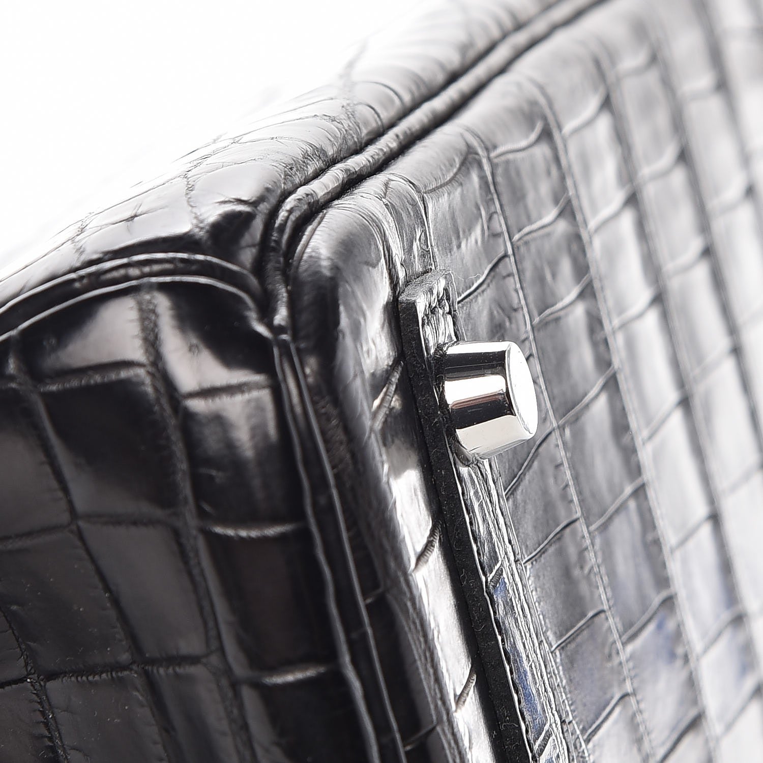 Hermes Matte Niloticus Crocodile Birkin 30 Black 27 of 27