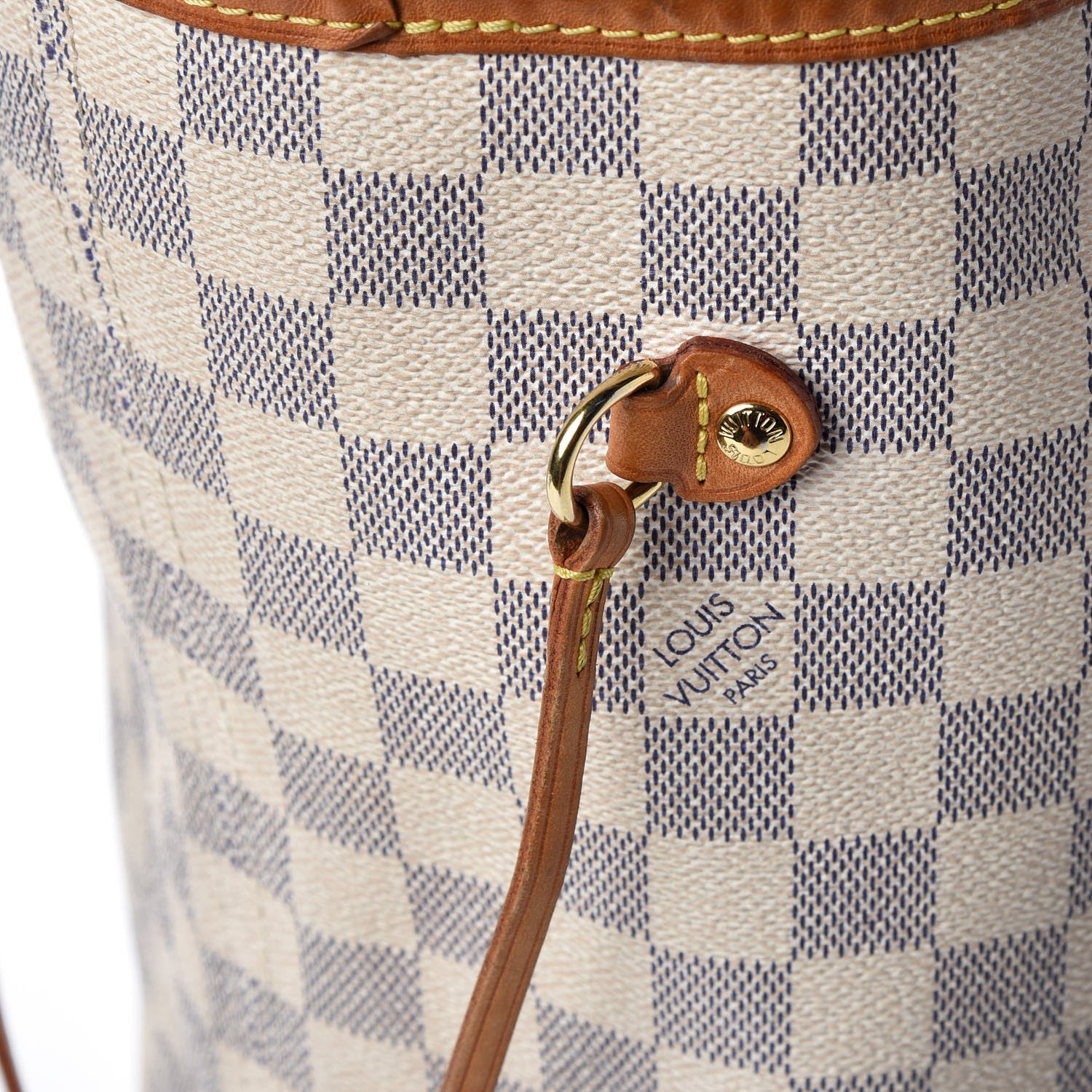 Louis Vuitton Damier Azur Neverfull MM 25 of 27